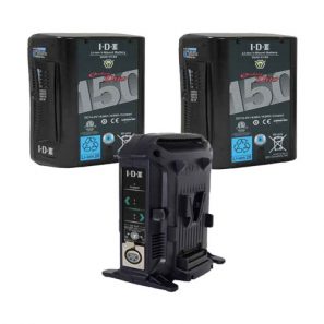 IDX Twin V-Lok Batteries and Charger Kit