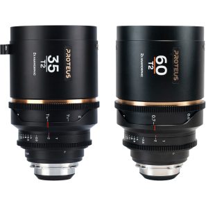 Venus Optics Laowa Proteus 2x Anamorphic 35 & 60mm T2 Lens Bundle (Silver Flare)
