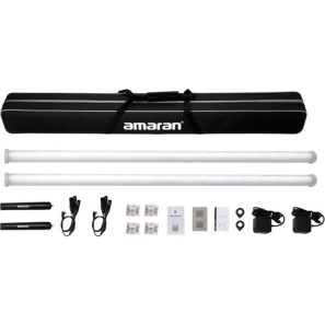 Aputure Amaran PT4c RGB LED Pixel Tube Light 2 light production kit (4ft) - Image 2
