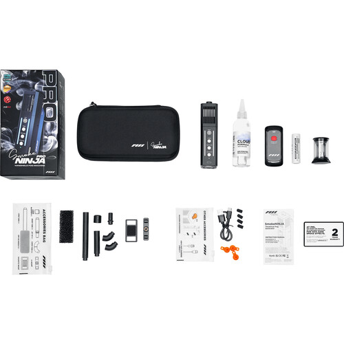PMI SmokeGENIE SmokeNinja Pro Handheld Battery-Powered Wireless Mini Smoke Machine - Image 2