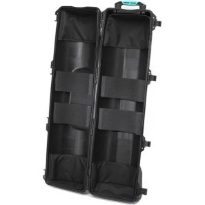 HPRC 6400 Wheeled Hard Resin Case with Tripod Holder Kit (Black) - Image 4