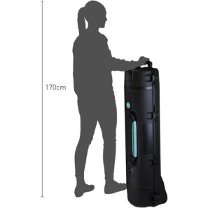 HPRC 6400 Wheeled Hard Resin Case with Tripod Holder Kit (Black) - Image 3