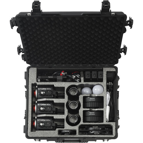 Aputure Storm 80c LED Monolight 3-Light Kit - Image 6