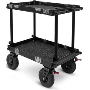 Adicam STANDARD+ Film Cart with Standard Legs (Premium 10" Wheels, Silver Latches, 440 lb Load Capacity)(Monitor mount+100mm Bowl adapter)