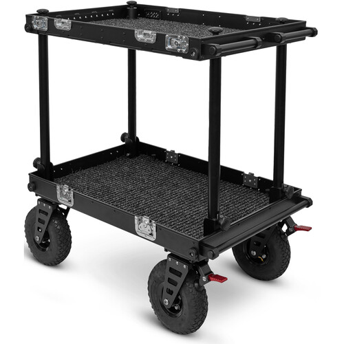 Adicam STANDARD+ Film Cart with Standard Legs (Premium 10" Wheels, Silver Latches, 440 lb Load Capacity)(Monitor mount+100mm Bowl adapter)