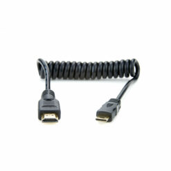 Atomos coiled mini HDMI to full HDMI cable (30-45cm)