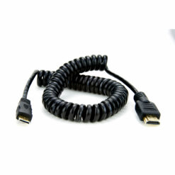Atomos coiled mini HDMI to full HDMI cable (50-65cm)