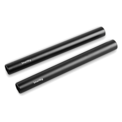 Smallrig 2pcs 15mm Black Aluminum Alloy Rod 6inch