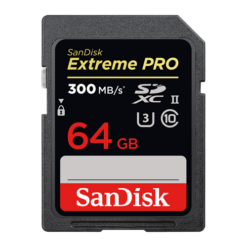 Sandisk Extreme Pro SDXC 300MB/s 64GB