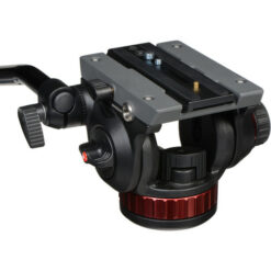 Manfrotto MVH502Ah Pro Video Head Flat Base - Image 2