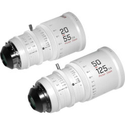 DZO Film Pictor 20-55mm and 50-125mm T2.8 Super35 Zoom Lens Bundle (PL and EF Mount, White) - Image 2