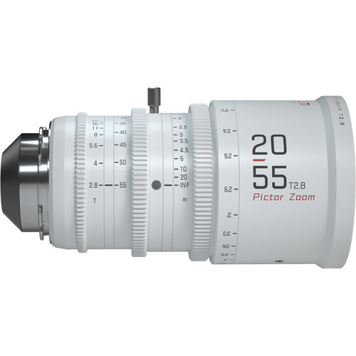 DZO Film Pictor 20-55mm and 50-125mm T2.8 Super35 Zoom Lens Bundle (PL and EF Mount, White) - Image 5