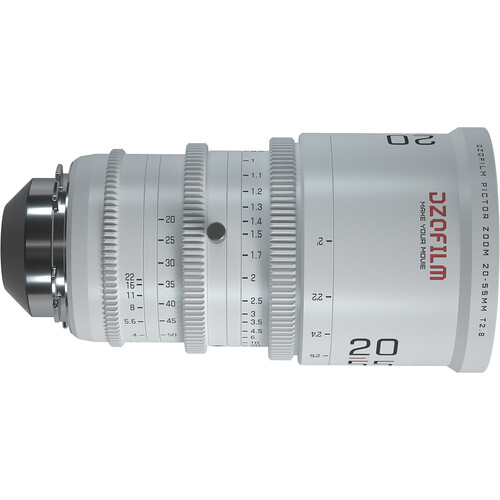 DZO Film Pictor 20-55mm and 50-125mm T2.8 Super35 Zoom Lens Bundle (PL and EF Mount, White) - Image 6