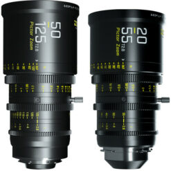 DZO Film Pictor 20-55mm and 50-125mm T2.8 Super35 Zoom Lens Bundle (PL Mount and EF Mount, Black)