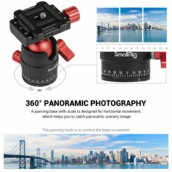 SmallRig Aluminum Panoramic Ball Head - Image 2