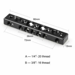 SmallRig Cheese Bar with 1/4 Inch and 3/8 Thread - Image 3