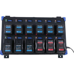 Fxlion V-Lock Wall Charger 12Way With Lcd Screen - Image 2
