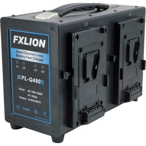 Fxlion V-Lock Fast Charger 4 Channel With Dc Output