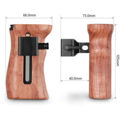 Smallrig 2187B Wooden Nato Side Handle - Image 2