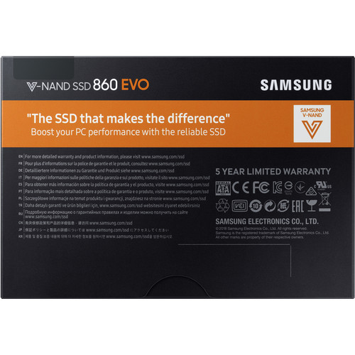 Samsung 860 Evo 500GB Basic Kit SSD Drive - Image 3
