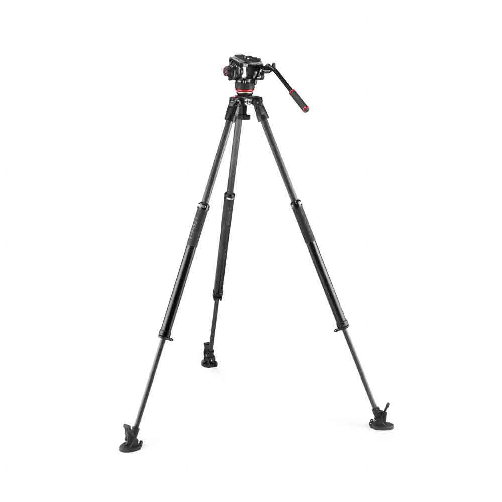Manfrotto 504X & CF Fast Sing Leg Tripod - Image 2