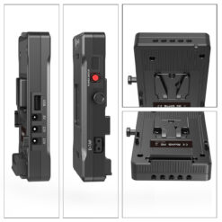 Smallrig 3203 V-Mount Batt Adapt Plate Dual 15mm Clamp - Image 4