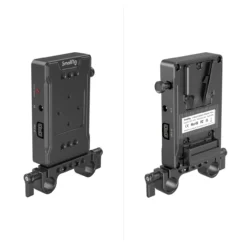 Smallrig 3498 V-Mount Battery Adapter Plate C/W Dual Rod - Image 2