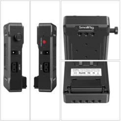 Smallrig 3498 V-Mount Battery Adapter Plate C/W Dual Rod - Image 5