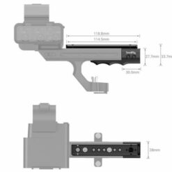 Smallrig MD3490 Sony FX3 XLR Handle Ext Rig - Image 4