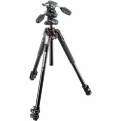 Manfrotto 190 Aluminium 3-Section Kit With 3-Way Head