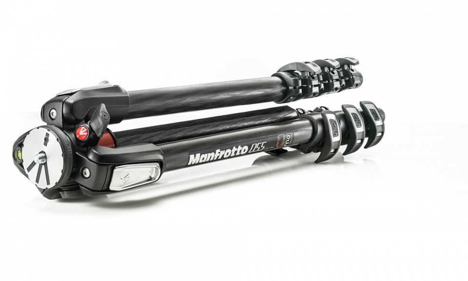 Manfrotto 055 CF Tripod Blk, w/o Head - Image 2