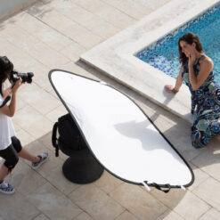 Manfrotto Collapsible Panelite Reflector 1.8 x 1.2m Sunfire/White - Image 2