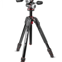 Manfrotto 190 Aluminium 4-Section Kit With 3-Way Head