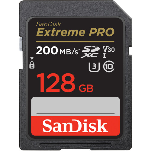 Sandisk Extreme Pro SDXC 128GB 200MB/s