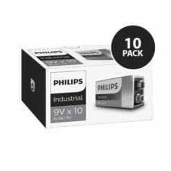 Philips Industrial 9V Batteries (Pack 10)