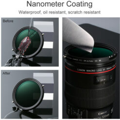 K&F Concept 67mm Circular Polarizer + Variable ND Filter - Image 5