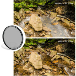 K&F Concept 72mm Circular Polarizer Filter - Image 4