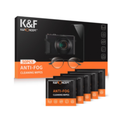 K&F Concept Anti Fog Cleaning Wipes - 50 Pack