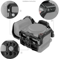 Smallrig 3890 Black Mamba Cage for EOS R5C - Image 4