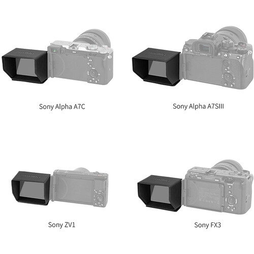 Smallrig 3206 Sunhood For Sony A7 MKIV/MKIII/FX3 - Image 6