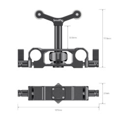Smallrig 2727 Uni. 15mm LWS Rod Mt. Lens Support - Image 3