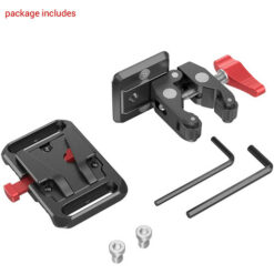 Smallrig 2989 Mini V-Mount Battery Plate c/w Crab Shaped Clamp - Image 3