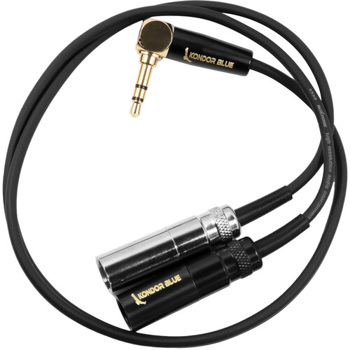 Kondor Blue Dual Mini XLR to Stereo Minijack 3.5MM