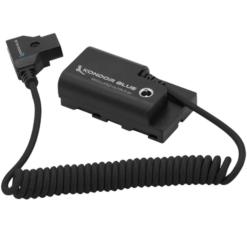 Kondor Blue D-Tap to Sony L-Series NPF Dummy Battery Cable - Image 3