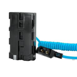 Kondor Blue D-Tap to Sony L-Series NPF Dummy Battery Cable - Image 2