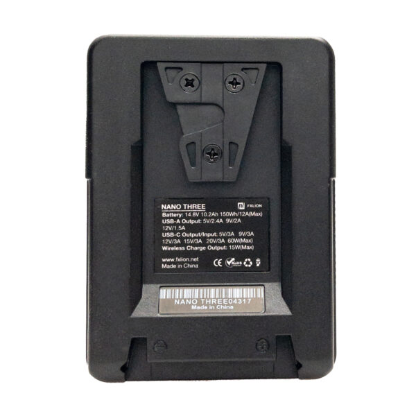 FXLion Nano Three Wireless Charging 150Wh V-Mount Battery - Image 5