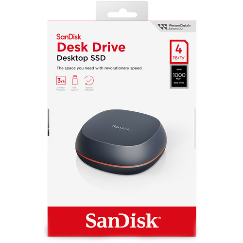 Sandisk USB-C 4TB SSD Desk Drive - Image 6