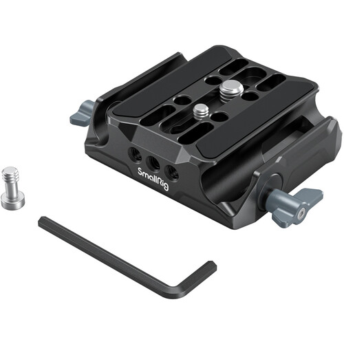 Smallrig 3357 Universal LWS Baseplate c/w Dual 15mm Rod Clamp