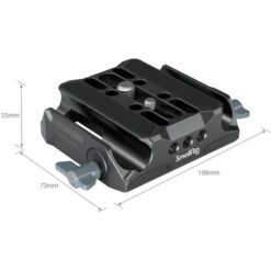 Smallrig 3357 Universal LWS Baseplate c/w Dual 15mm Rod Clamp - Image 3