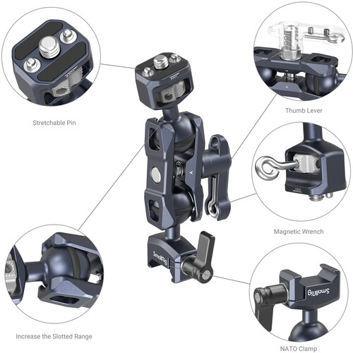 Smallrig 3875 Magic Arm with Dual Ball Head - Image 5